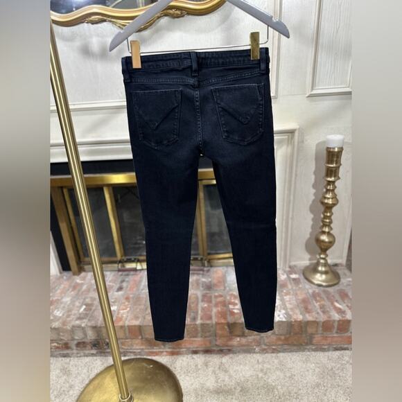 Hudson Krista Super Skinny Jeans Black Size 27 Women’s Stretch Mid Rise - Picture 4 of 6